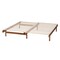 Baxton Studio Bolivia Mid-Century Modern Walnut Brown Wood Expandable Twin to King Bed Frame 245-13449-ZORO - alternate 3
